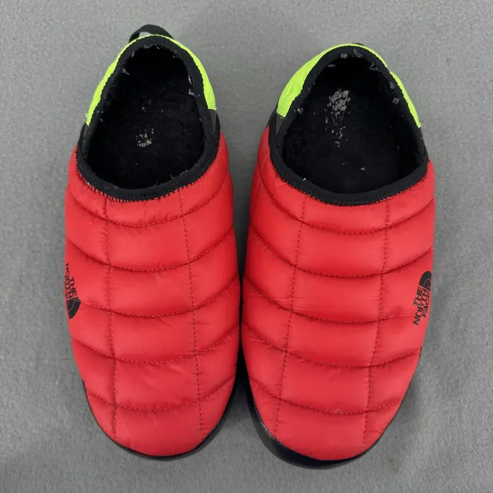 The North Face Thermoball Traction Mule V Mens 10 Red Neon Green NF0A3UZN